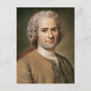 Jean-Jacques Rousseau  after 1753 Postcard