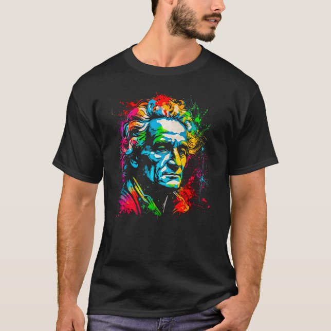 Jean Jacques Rousseau Philosopher 1 T-Shirt (Front)