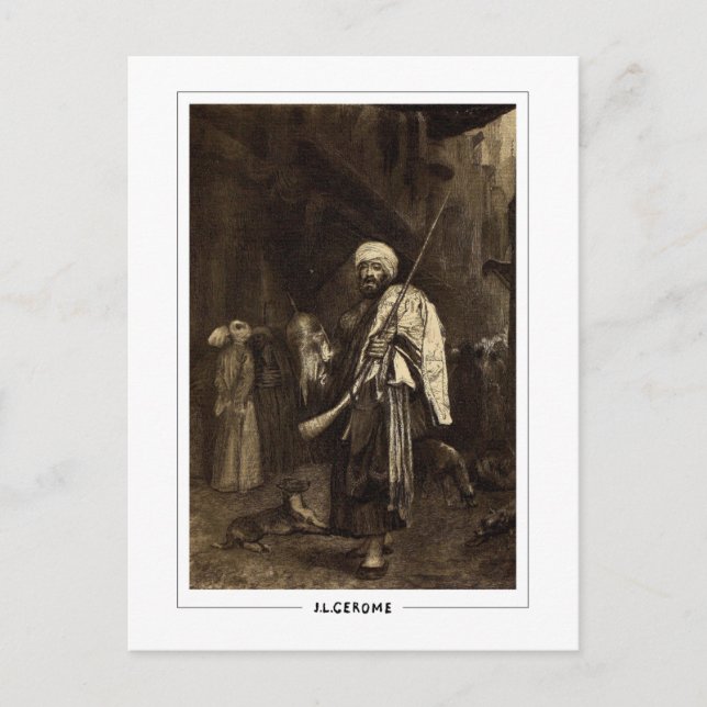 Jean-Léon Gérôme #123 - Fine Art Postcard (Front)