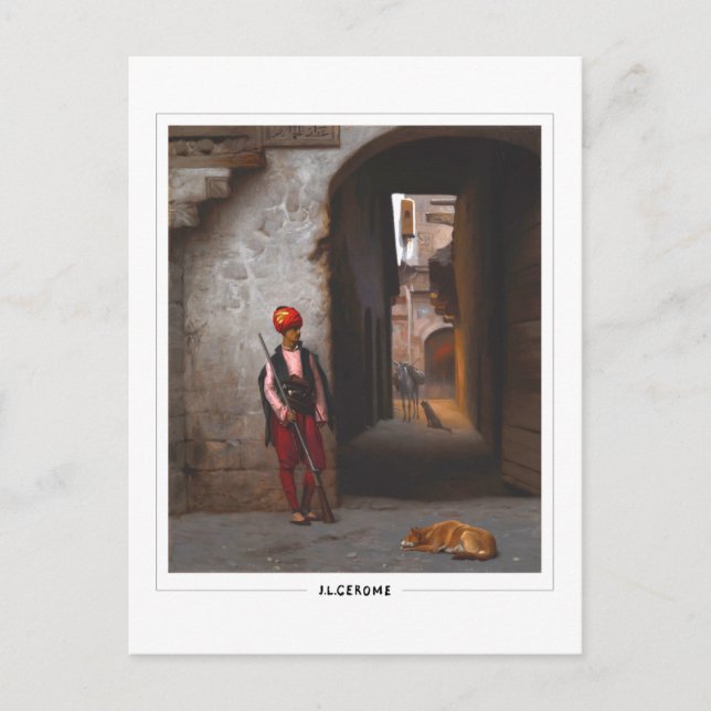 Jean-Léon Gérôme #13 - Fine Art Postcard (Front)