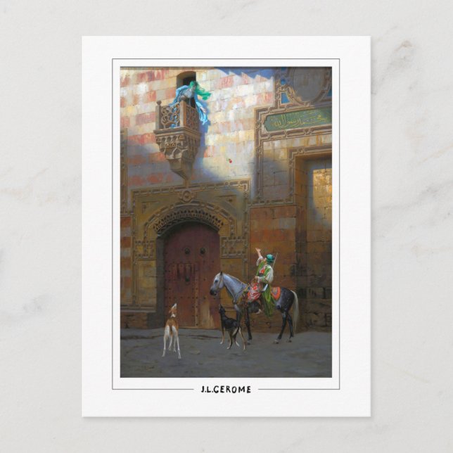 Jean-Léon Gérôme #186 - Fine Art Postcard (Front)