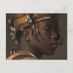 Jean-Leon Gerome Black Bashi-Bazouk (face) 1869 Postcard