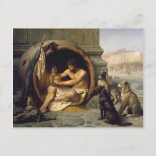 Jean-Leon Gerome- Diogenes Postcard