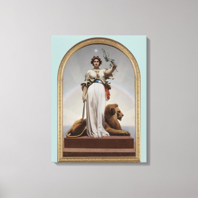 Jean-Léon Gérôme - La République Marianne Canvas Print (Front)