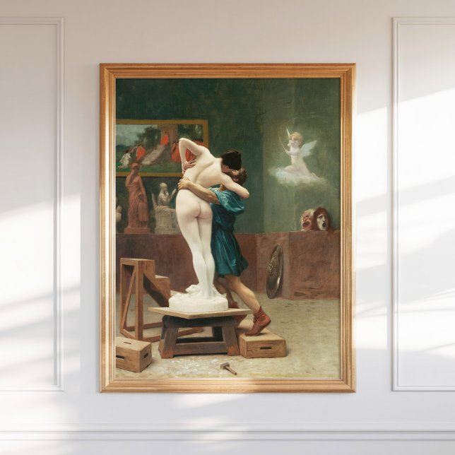Jean-Leon Gerome Pygmalion and Galatea 1890 Art Poster (Creator Uploaded)