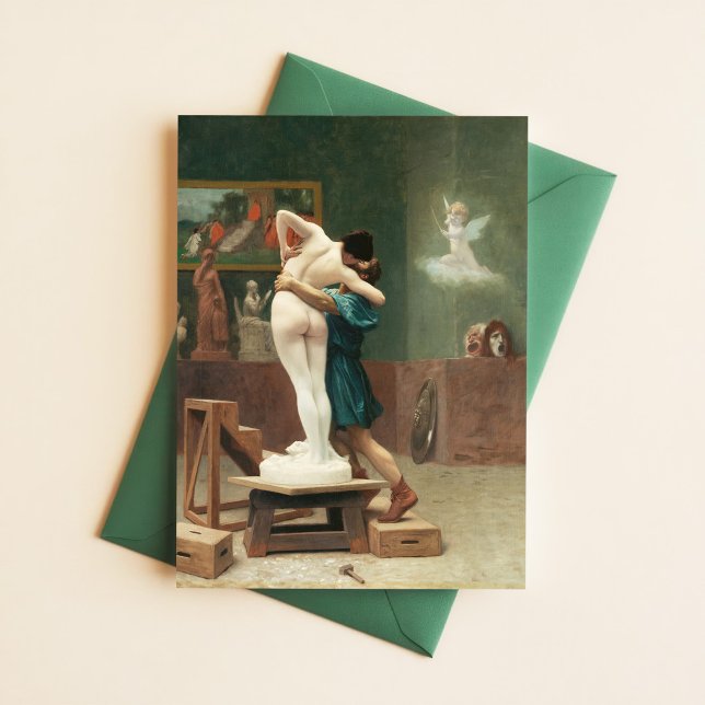 Jean-Leon Gerome Pygmalion and Galatea Myth Art Postcard (Creator Uploaded)