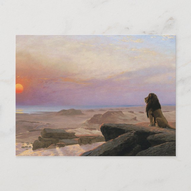 Jean-Leon Gerome - The Two Majesties Postcard (Front)