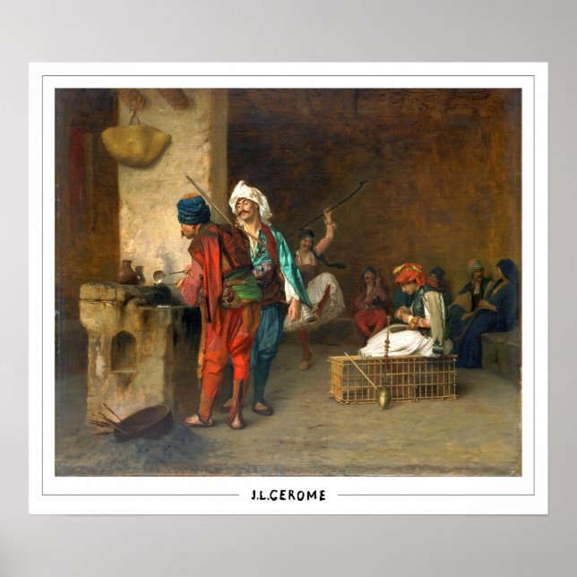 Jean-Léon Gérôme Zedign Art Poster #118 (Front)