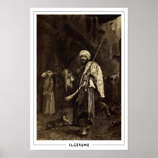 Jean-Léon Gérôme Zedign Art Poster #123 (Front)