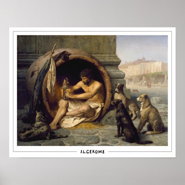 Jean-Léon Gérôme Zedign Art Poster #141 (Front)