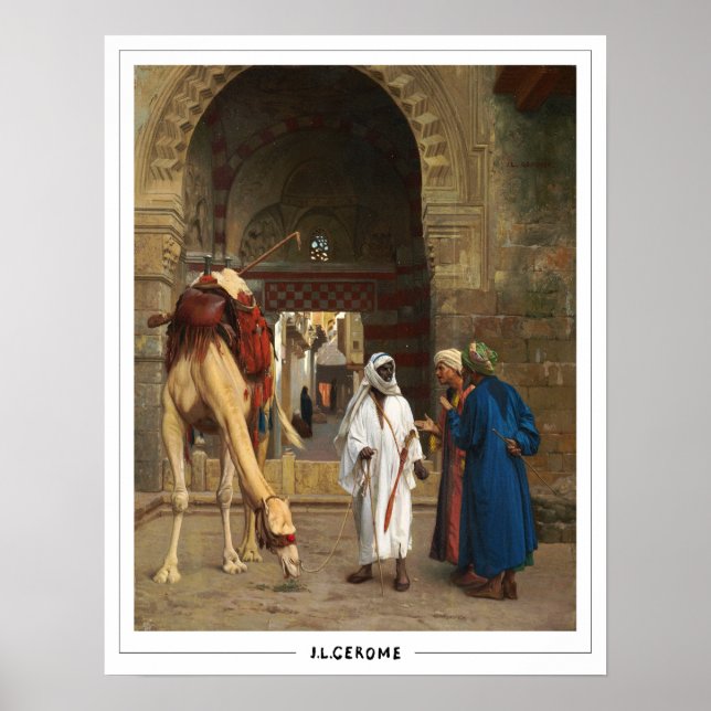 Jean-Léon Gérôme Zedign Art Poster #216 (Front)