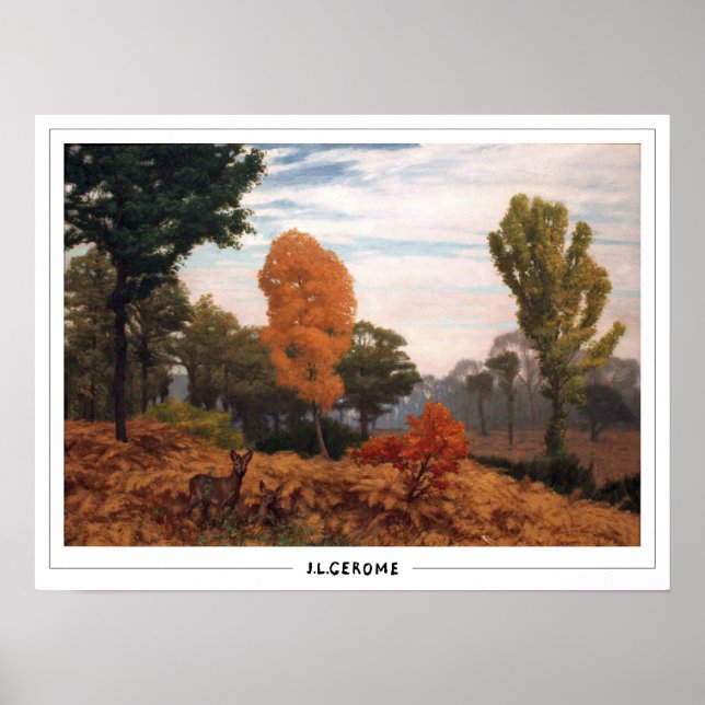 Jean-Léon Gérôme Zedign Art Poster #245 (Front)