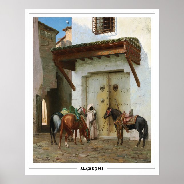 Jean-Léon Gérôme Zedign Art Poster #37 (Front)
