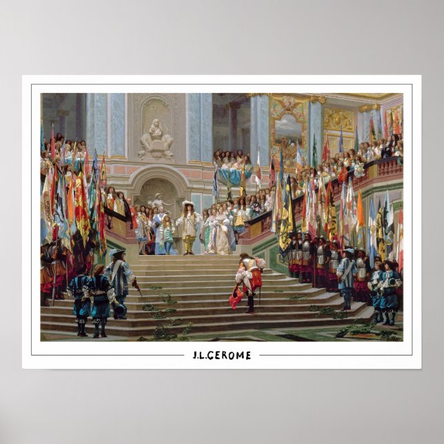 Jean-Léon Gérôme Zedign Art Poster #42 (Front)