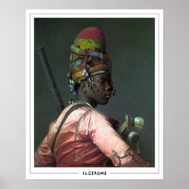 Jean-Léon Gérôme Zedign Art Poster #91 (Front)