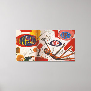 Jean Michel Basquiat art style Canvas Print