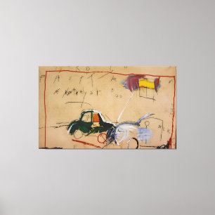 Jean Michel Basquiat painting Canvas Print