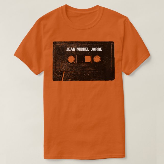 Jean Michel Jarre Cassette Tape T-Shirt (Design Front)