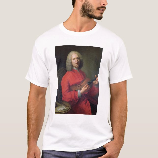 Jean-Philippe Rameau  with a Violin T-Shirt (Front)