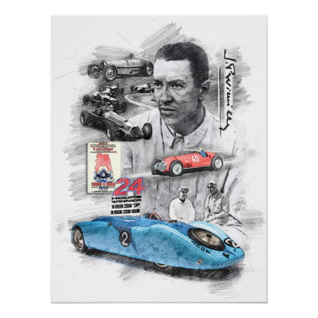 Jean-Pierre Wimille Poster (Front)