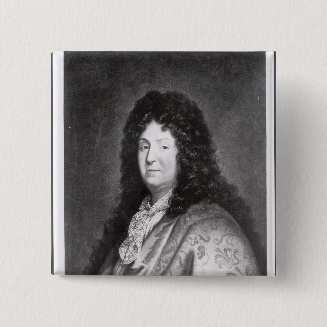 Jean Racine 15 Cm Square Badge (Front)