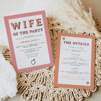 JEAN Retro Wife of the Party Bubble Bachelorette