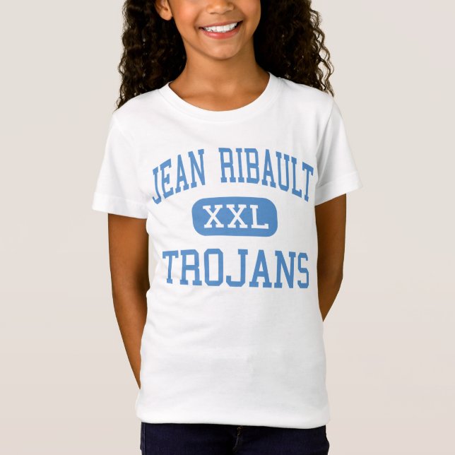 Jean Ribault - Trojans - High - Jacksonville T-Shirt (Front)