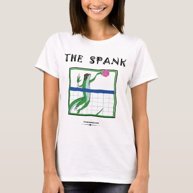 Jean: THE SPANK T-Shirt (Front)