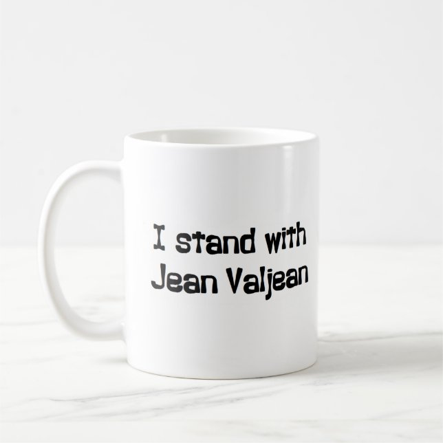 jean valjean stand coffee mug (Left)
