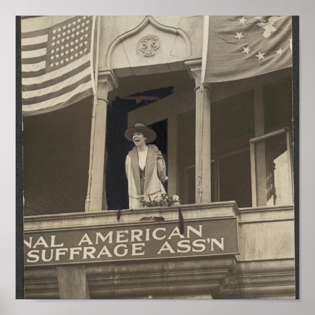 Jeanette Rankin - First Congresswoman Poster (Front)