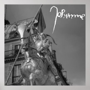 Jeanne d'Arc Johanna of Orléans Emmanuel Frémiet Poster