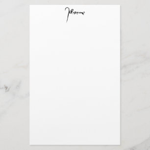 Jeanne d'Arc Saint Joan Saint Johanna Signature Stationery