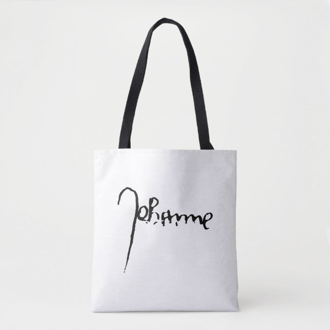 Jeanne d'Arc Saint Joan Saint Johanna Signature Tote Bag (Front)