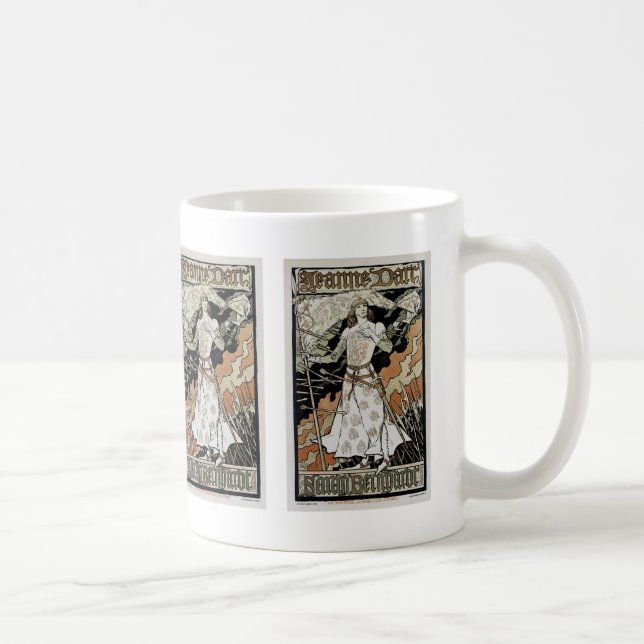 Jeanne d'Arc ~ Sarah Bernhardt Coffee Mug (Right)