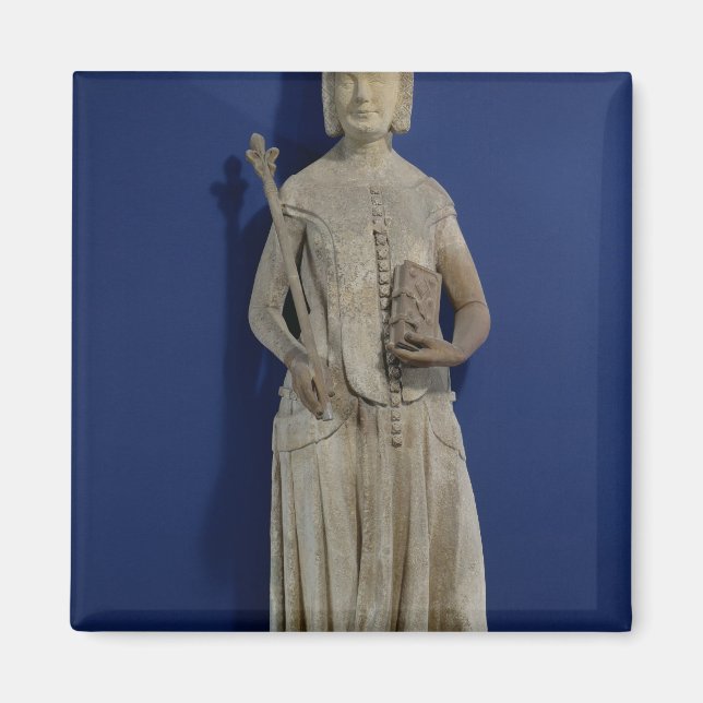 Jeanne de Bourbon  1365-80 Magnet (Front)