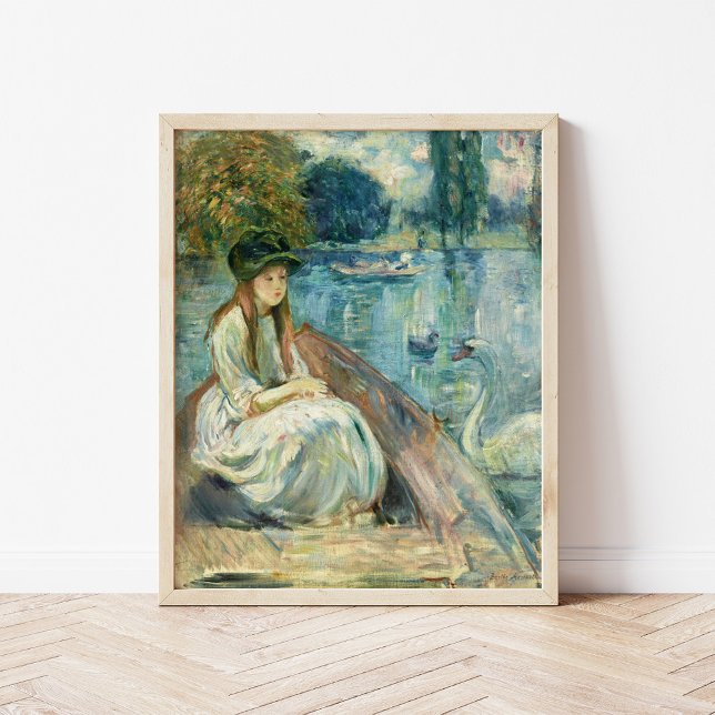 Jeanne Fourmanoir Sur le Lac | Berthe Morisot Poster (Creator Uploaded)