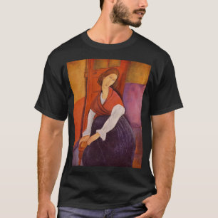 Jeanne Hebuterne In A Red Shawl By Modigliani T-Shirt