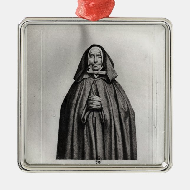 Jeanne Jugan Metal Tree Decoration (Front)