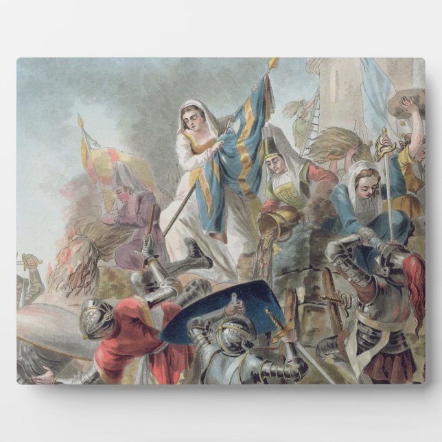 Jeanne Laisne Raises a Standard Against the Men of Plaque (Front)