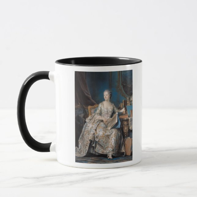Jeanne Poisson  the Marquise de Pompadour, 1755 Mug (Left)