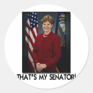 Jeanne Shaheen, That's My Senator! Classic Round Sticker