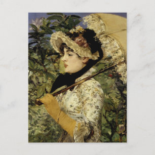 Jeanne: Spring 1881 by Manet Postcard