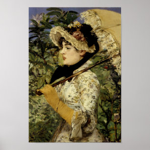 Jeanne: Spring 1881 by Manet Poster