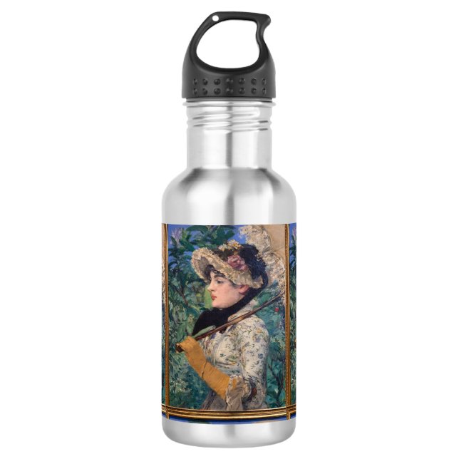 Jeanne (Spring)  By Édouard Manet 532 Ml Water Bottle (Front)