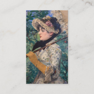 Jeanne (Spring) By Édouard Manet Calling Card