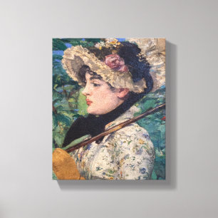 Jeanne (Spring) By Édouard Manet Canvas Print