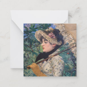 Jeanne (Spring)  By Édouard Manet Card