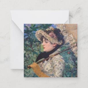 Jeanne (Spring) By Édouard Manet Card