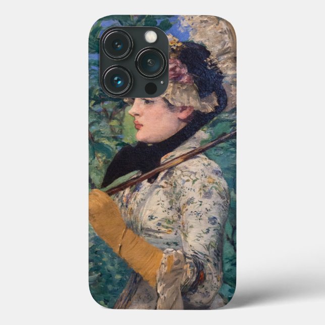 Jeanne (Spring)  By Édouard Manet Case-Mate iPhone Case (Back)