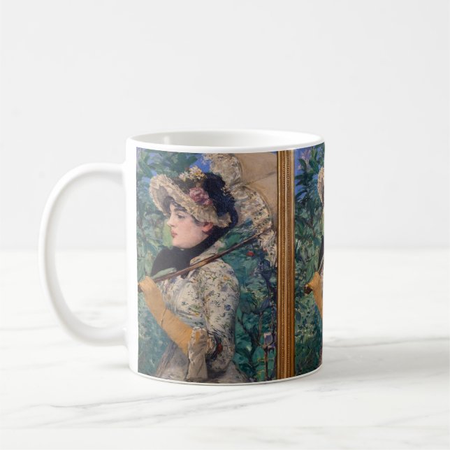 Jeanne (Spring)  By Édouard Manet Coffee Mug (Left)